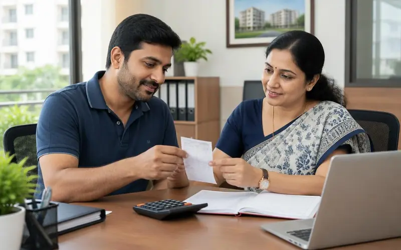 मेंटेनन्स पावतीची पडताळणी — संकल्पनात्मक चित्र